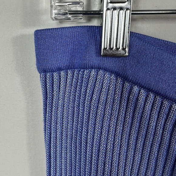 Misook Periwinkle Rib Knit Straight Midi Skirt Size M Blue Purple - Picture 3 of 11